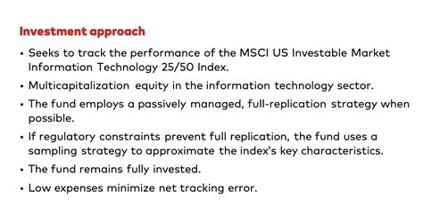 vanguard vgt fact sheet.